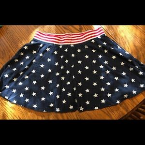 The Childrens Place Girls 5/6 Skort Scooter Blue Star